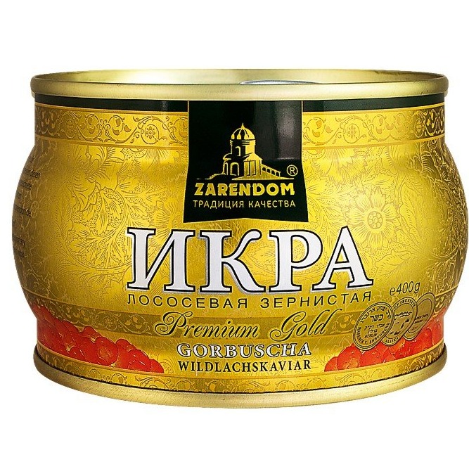 Gorbuscha salmon caviar Premium Gold, (tin)