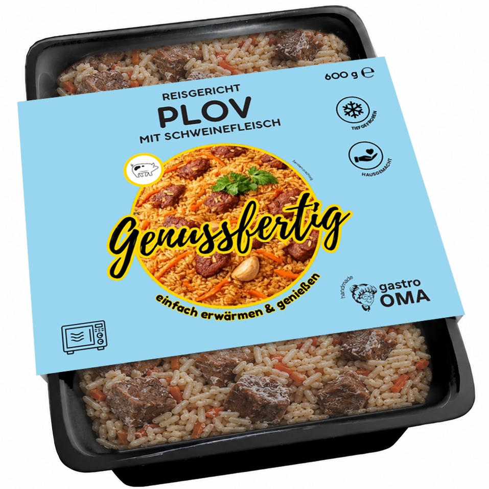Reisgericht PLOV mit Schweinenackenfleisch