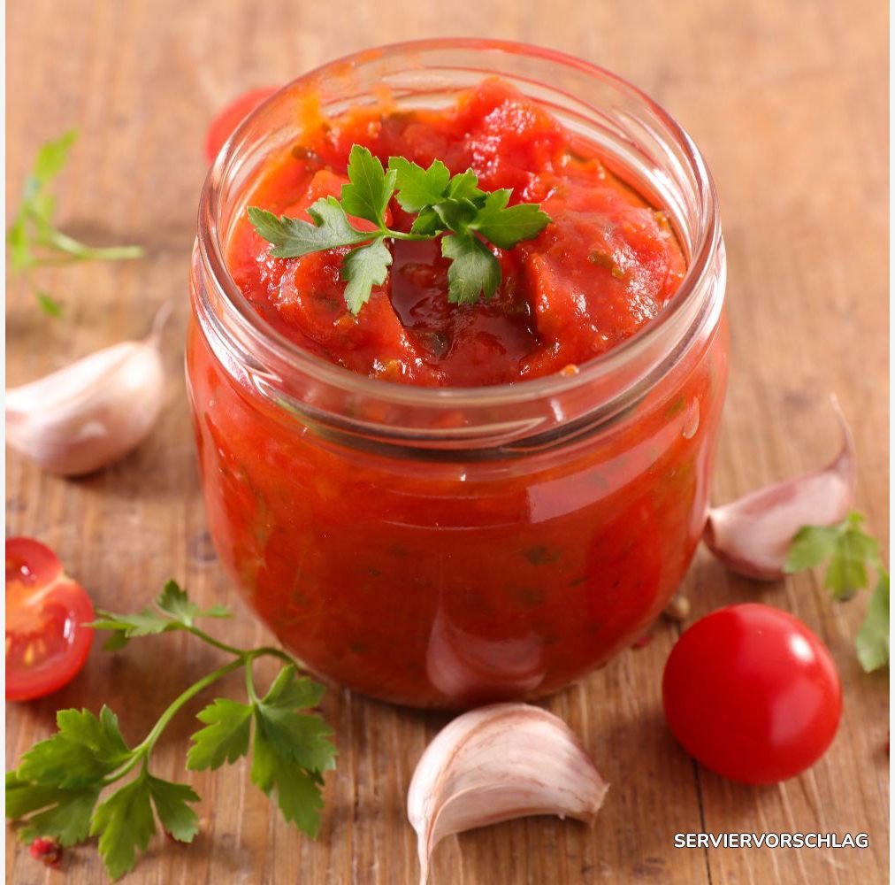 Soße ‘‘Tomaten-Paprika‘‘ scharf