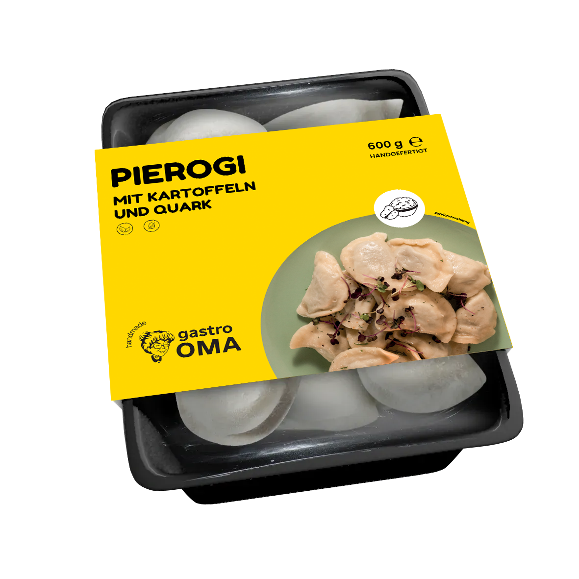 Pierogi mit Kartoffeln und Quark