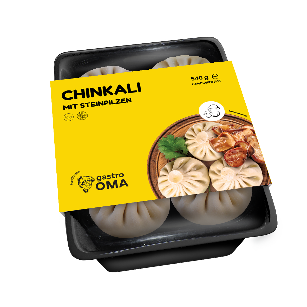 Chinkali mit Steinpilzen