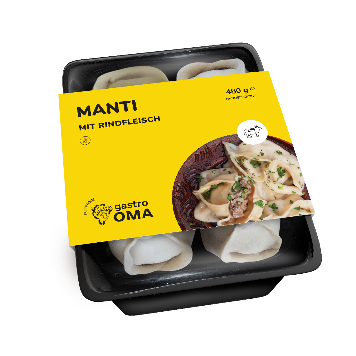 Manti mit Rindfleisch