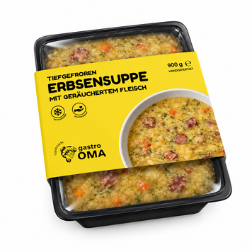 Pea Soup with Smoked Meat 900g &ndash; buy Soups in Munich | Gastro Oma M&uuml;nchen